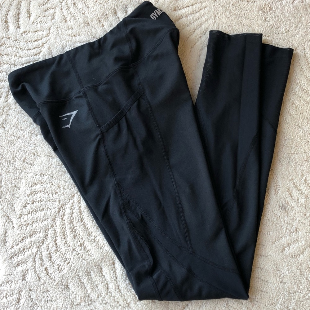 Gymshark Black Sleek Sculpture Leggings Size M